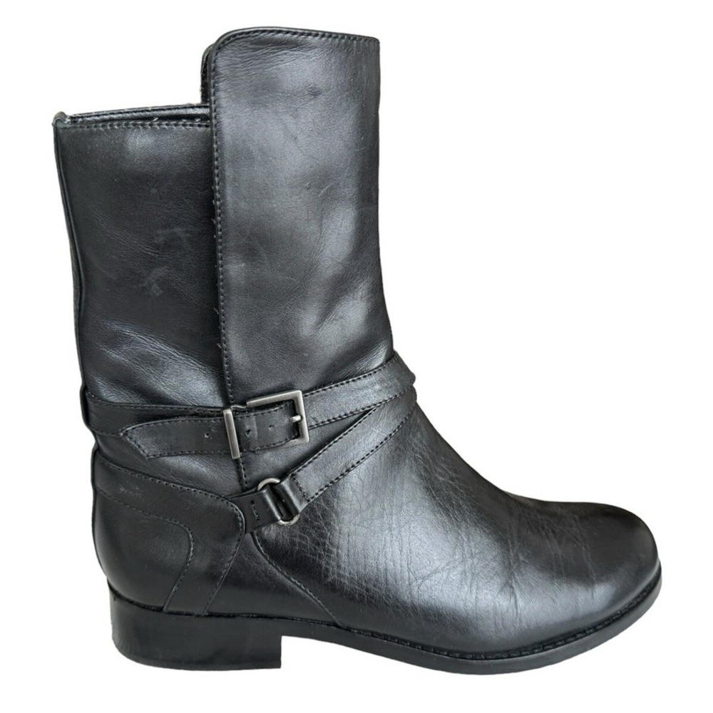 Umberto Raffini Women’s Ankle Boots Side Buckle 2409 Bootie Comfort Size 8.5 39